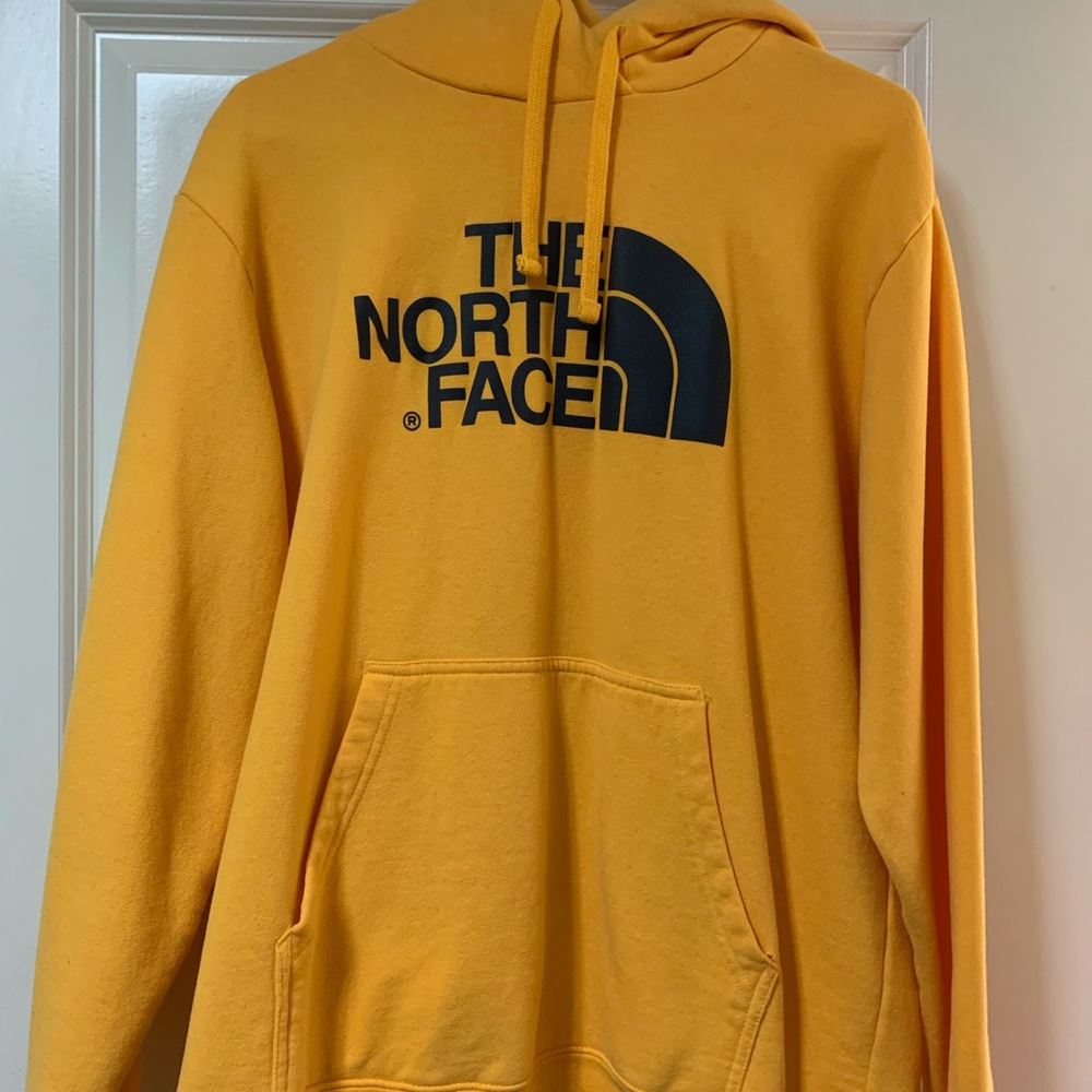 Yellow North Face Hoodie